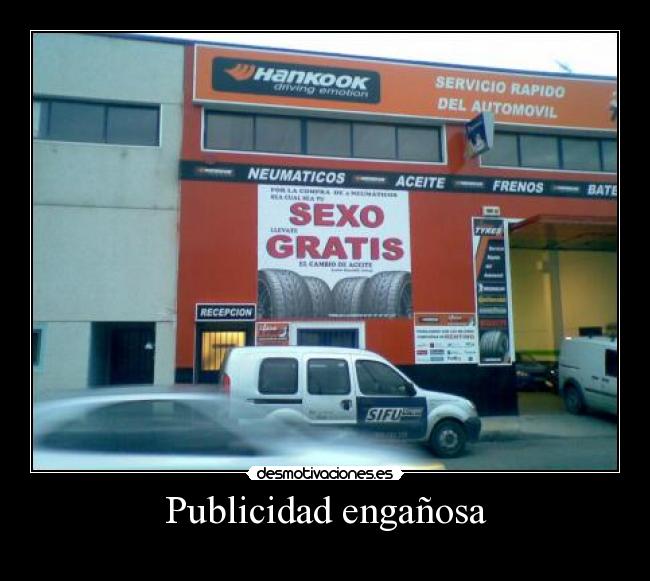 Publicidad engañosa -