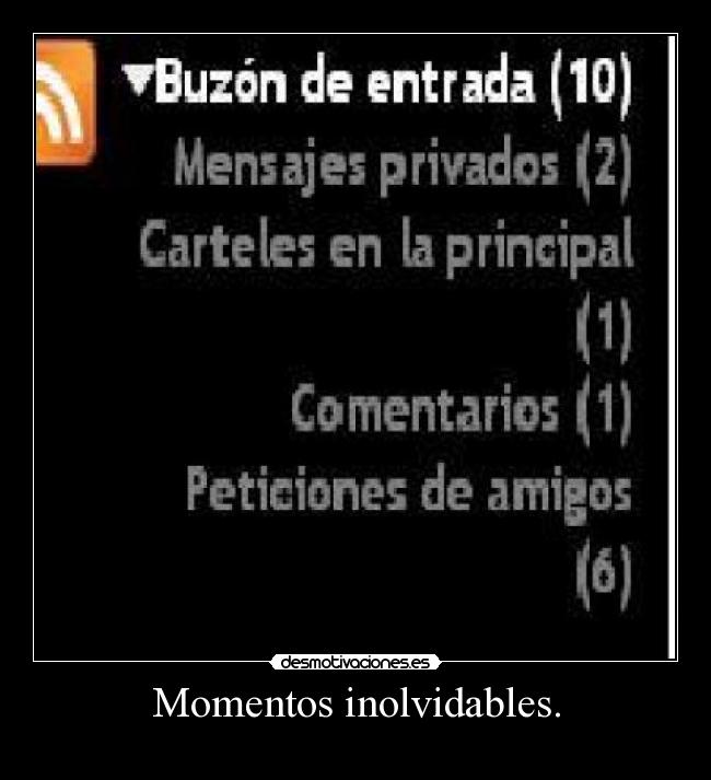 Momentos inolvidables. -