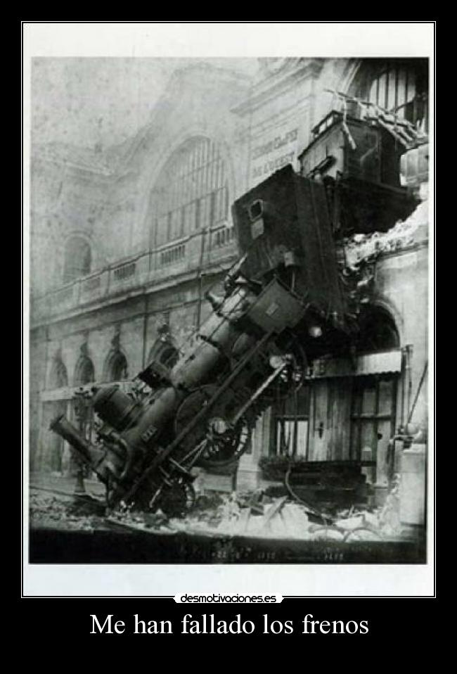 Me han fallado los frenos -