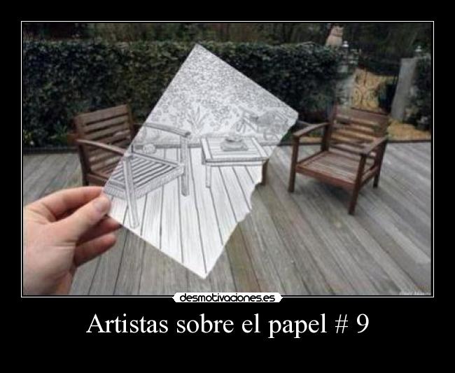 Artistas sobre el papel # 9 -