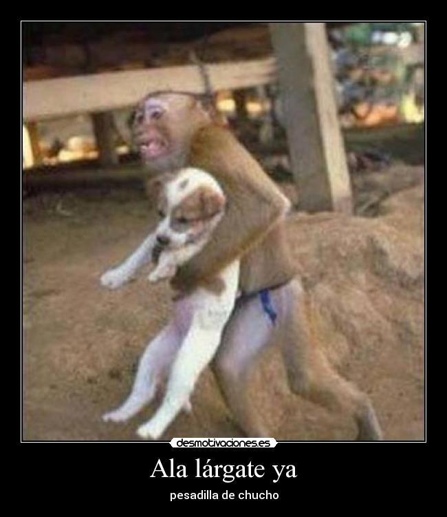 Ala lárgate ya - pesadilla de chucho