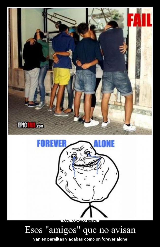 Esos amigos que no avisan -