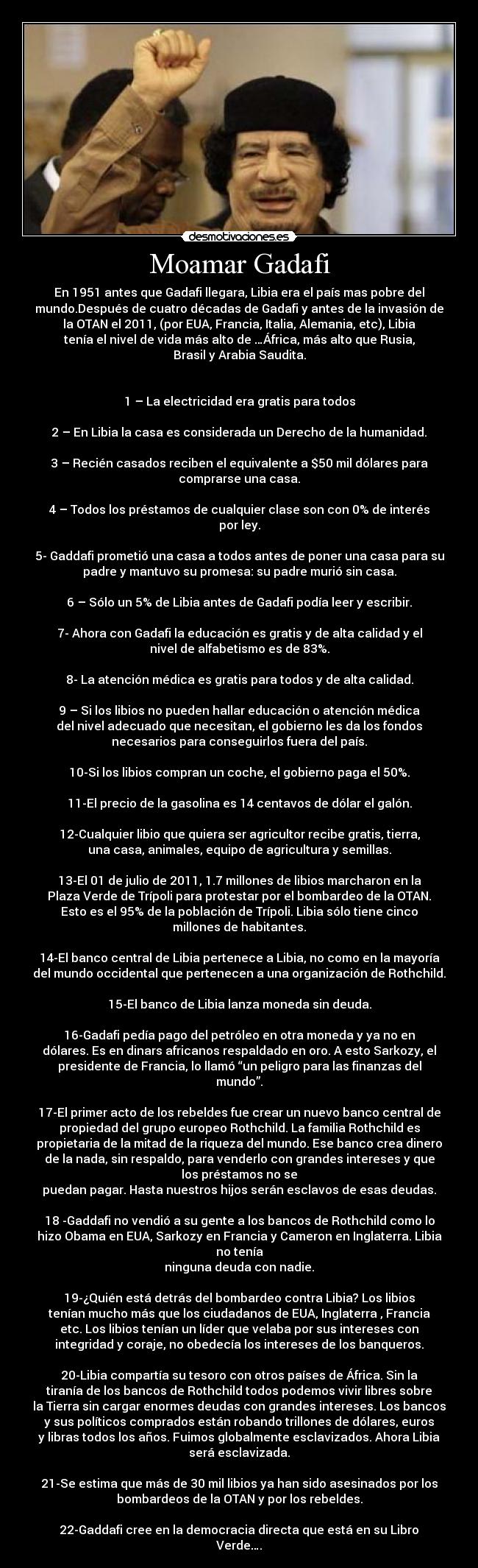 carteles gadafi desmotivaciones