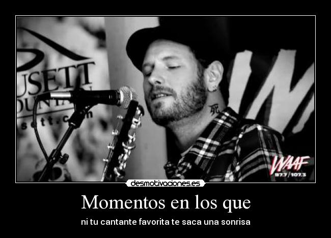 Momentos en los que - ni tu cantante favorita te saca una sonrisa