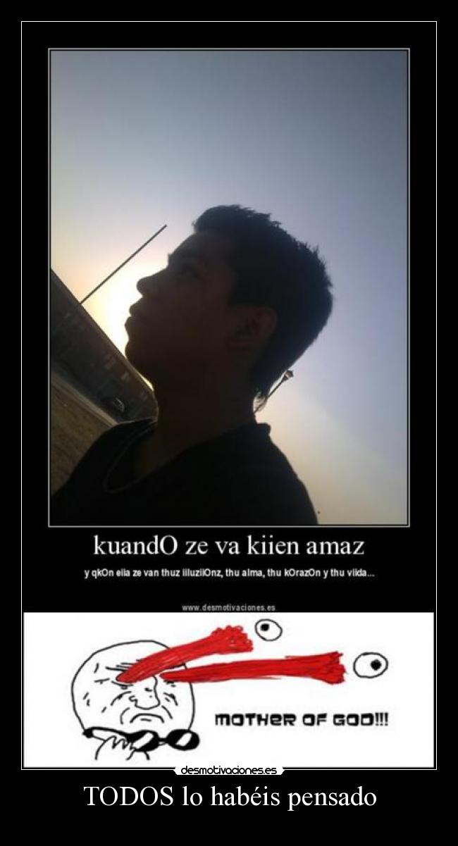 TODOS lo habéis pensado - 