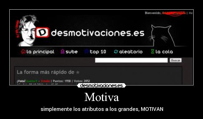 Motiva - simplemente los atributos a los grandes, MOTIVAN