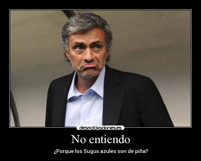 No entiendo - ¿Porque los Sugus azules son de piña?