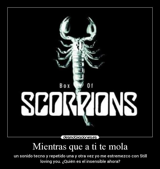 carteles kaos_ldg scorpions desmotivaciones