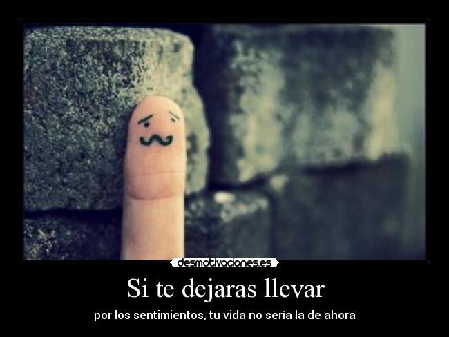Si te dejaras llevar -