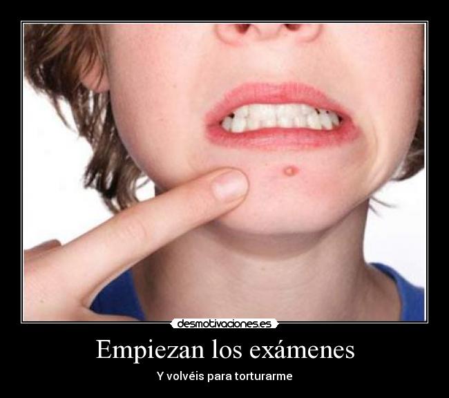 Empiezan los exámenes -