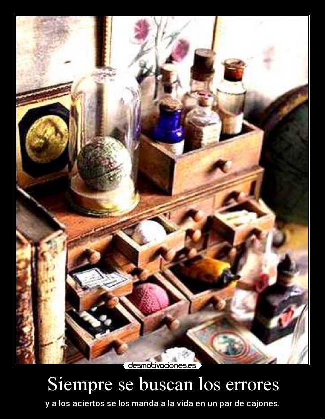 Siempre se buscan los errores -