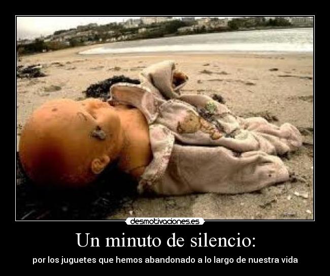 Un minuto de silencio: -