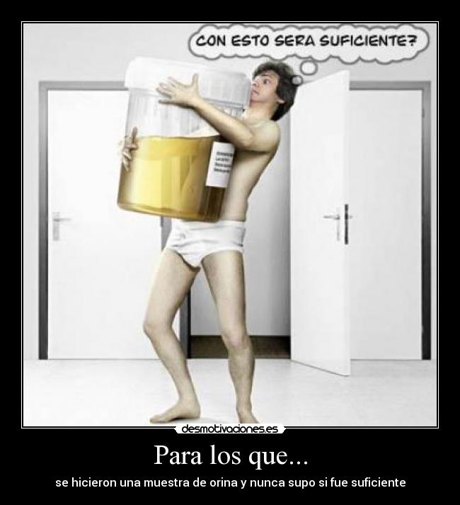 carteles muestra orina desmotivaciones