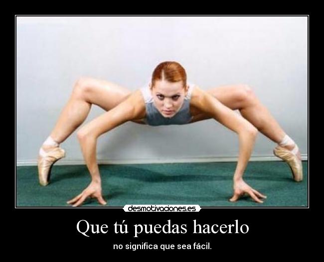 Que tú puedas hacerlo -