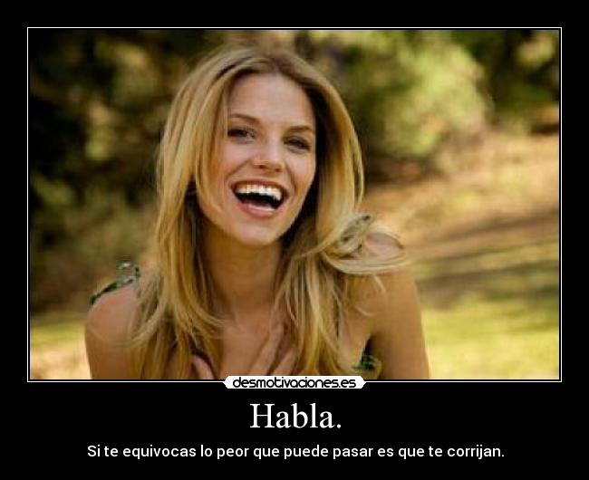 Habla. - 