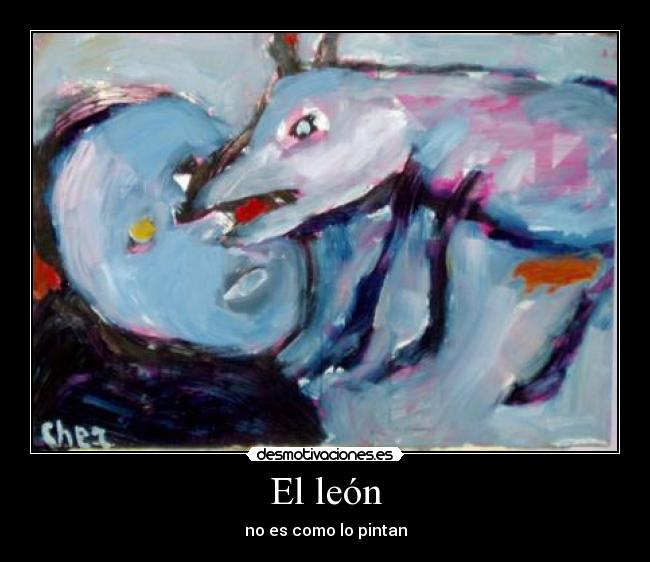 El león - no es como lo pintan