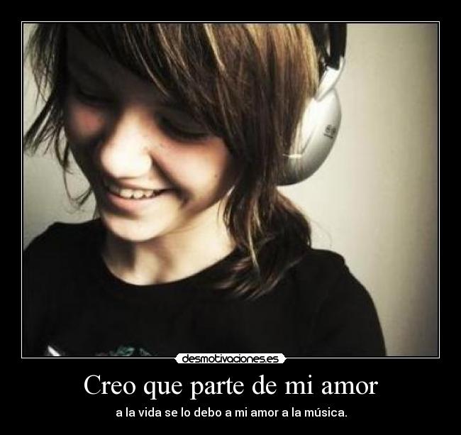 Creo que parte de mi amor -