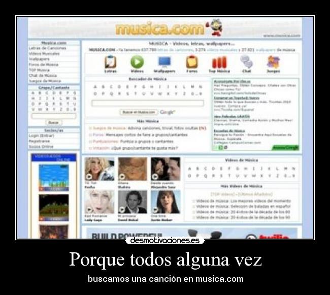 Porque todos alguna vez -