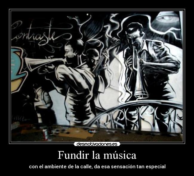 Fundir la música -