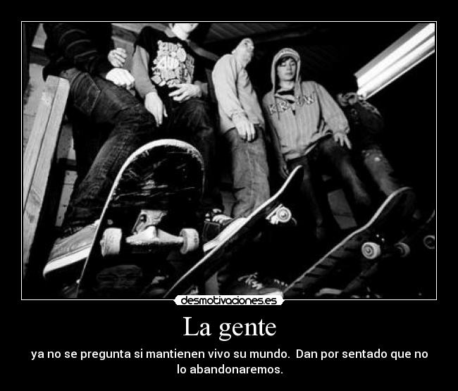 La gente -