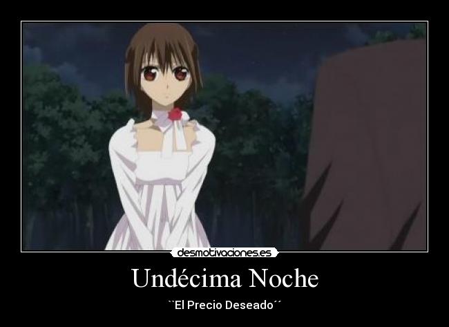 carteles undecima noche vampire knight yuuki flor desmotivaciones