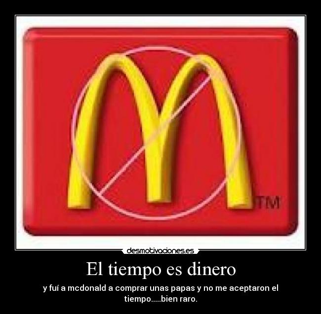 El tiempo es dinero -