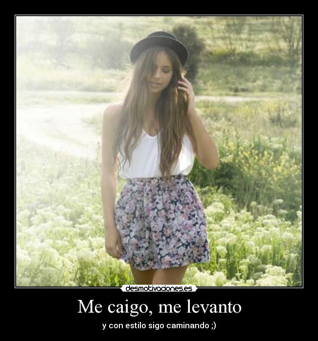 Me caigo, me levanto -