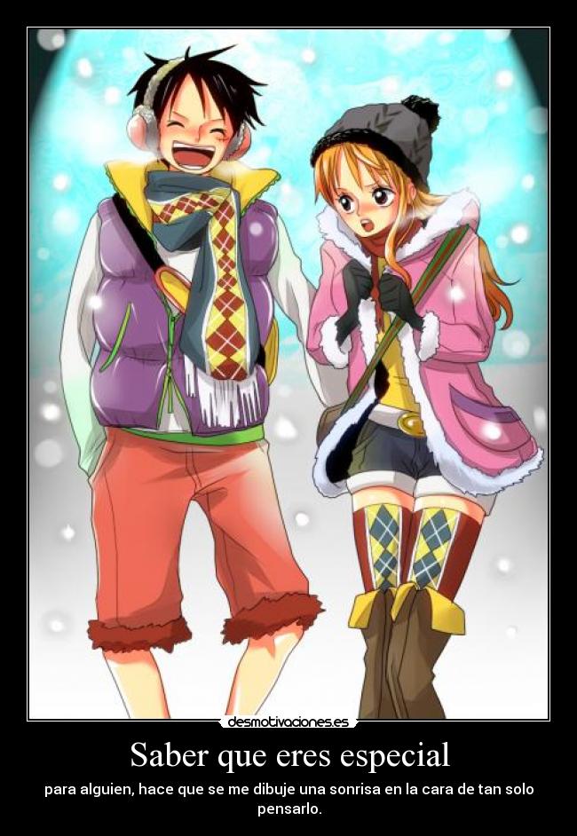 Saber que eres especial -