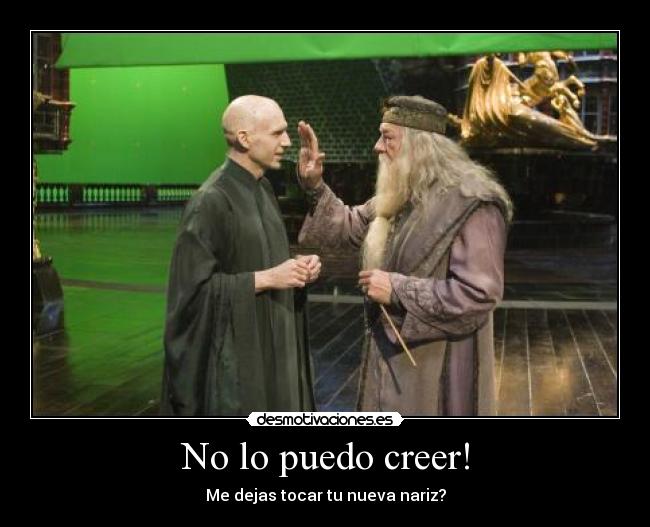 No lo puedo creer! -