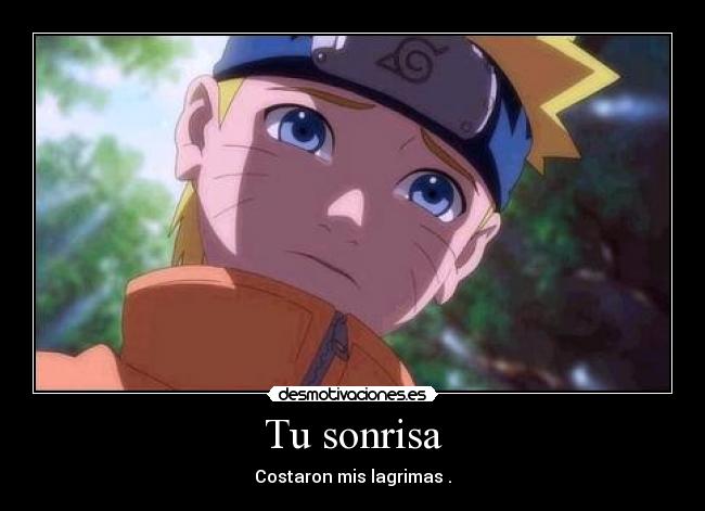 Tu sonrisa - Costaron mis lagrimas .