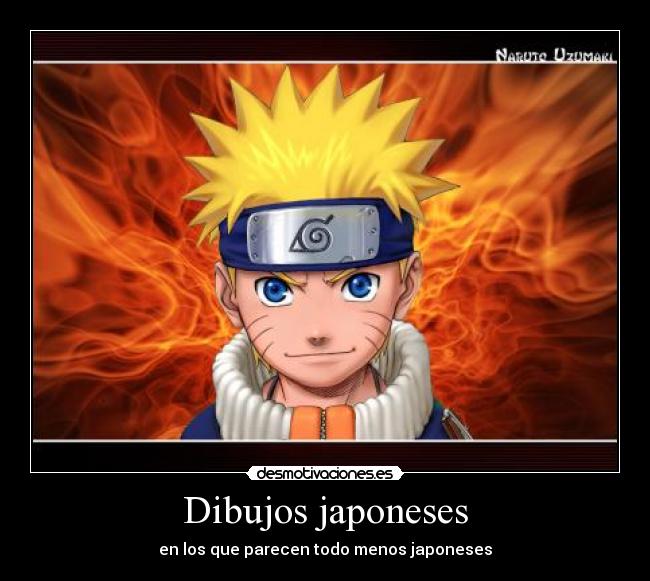 Dibujos japoneses - en los que parecen todo menos japoneses