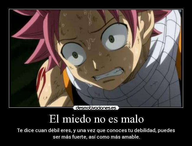 El miedo no es malo - 