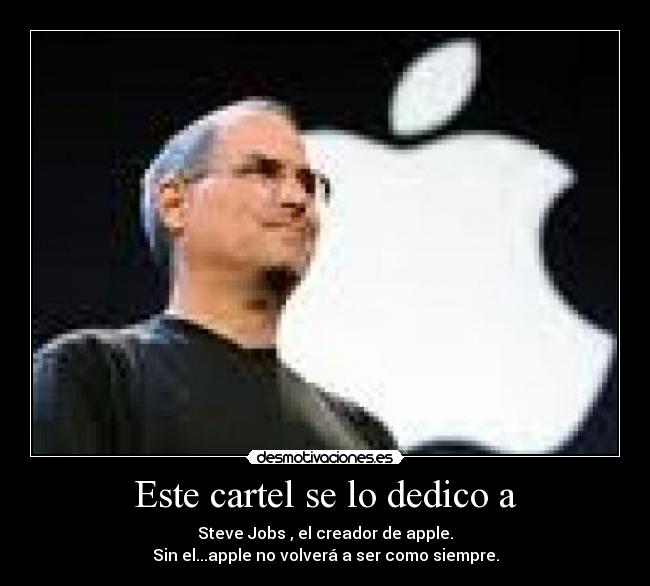 Este cartel se lo dedico a - 