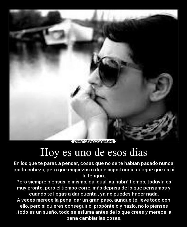 Hoy es uno de esos días - 
