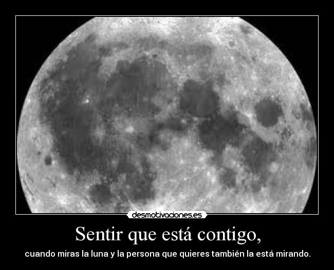 Sentir que está contigo, - 