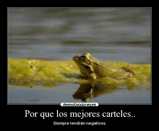 Por que los mejores carteles.. -