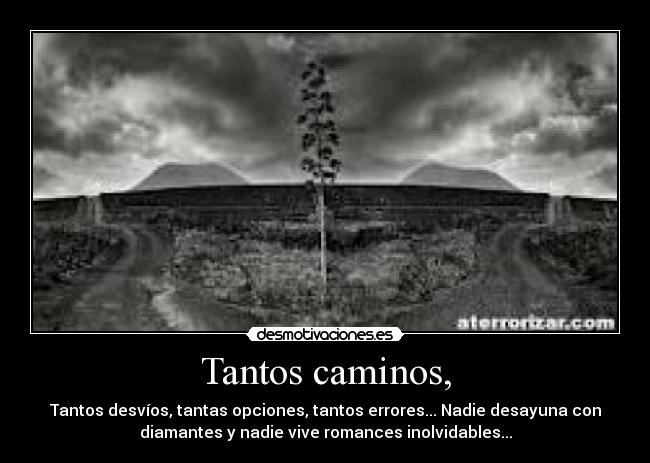 Tantos caminos, - 