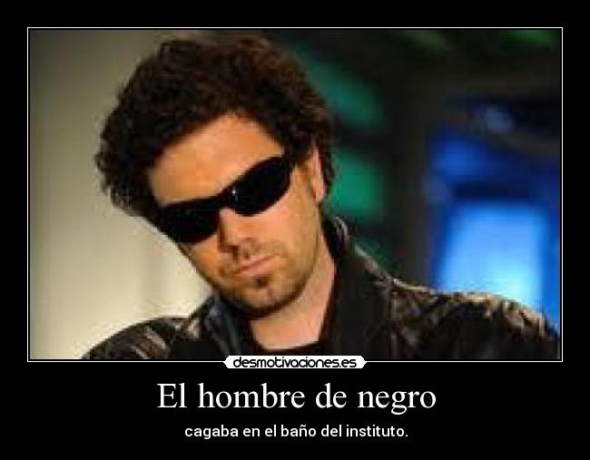 El hombre de negro -