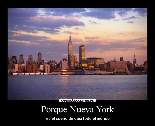 Porque Nueva York - 