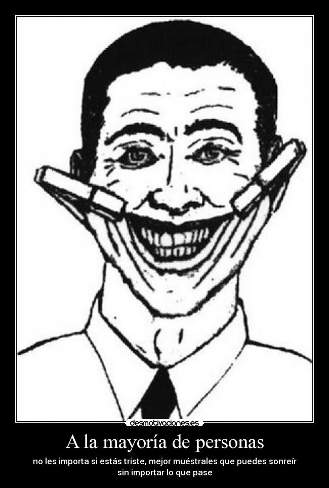 A la mayoría de personas -