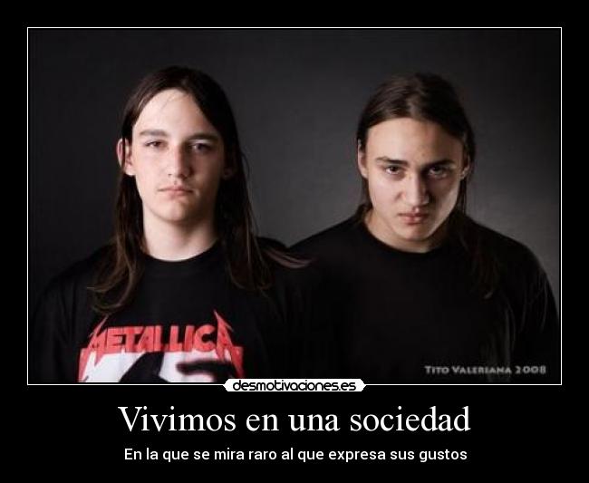 Vivimos en una sociedad -