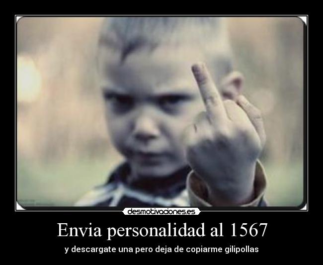 Envia personalidad al 1567 -