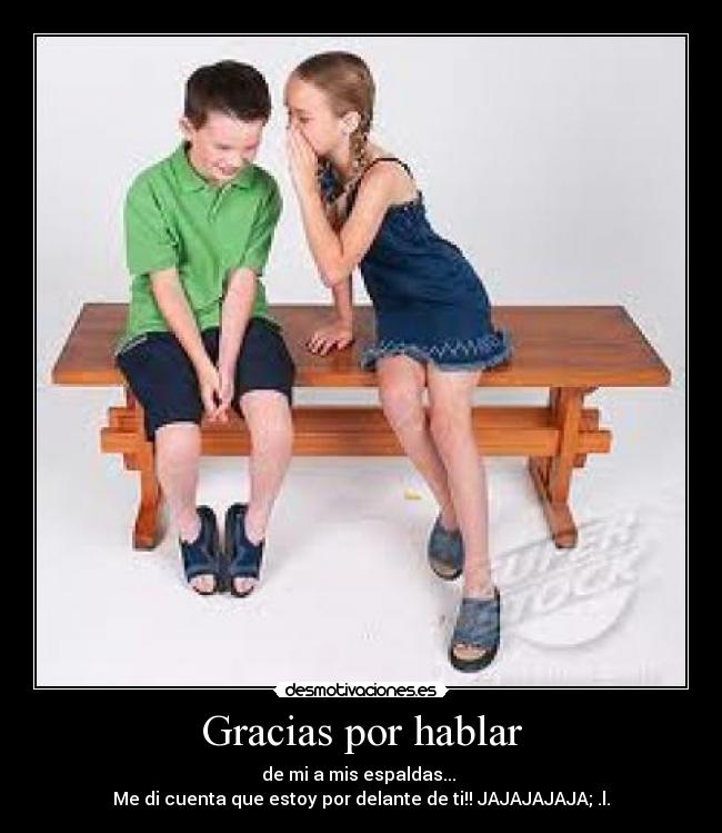 Gracias por hablar -