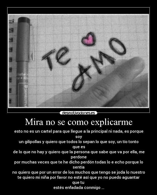 carteles como pedirte perdon desmotivaciones