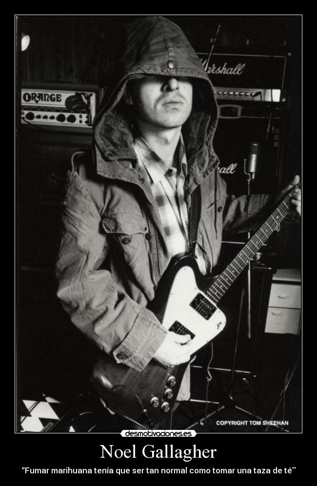 Noel Gallagher - “Fumar marihuana tenía que ser tan normal como tomar una taza de té