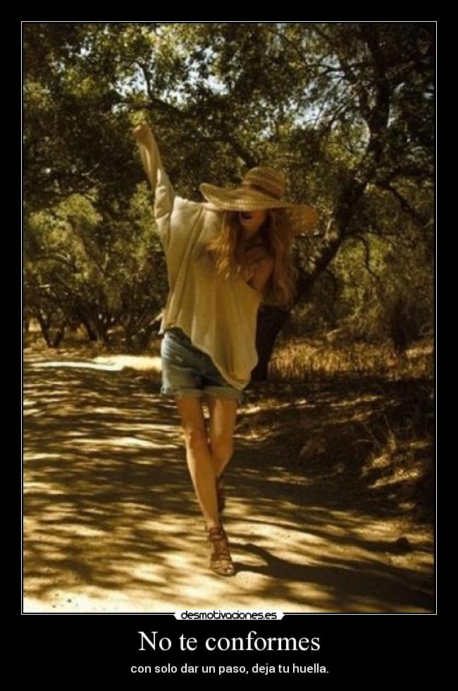 No te conformes - 