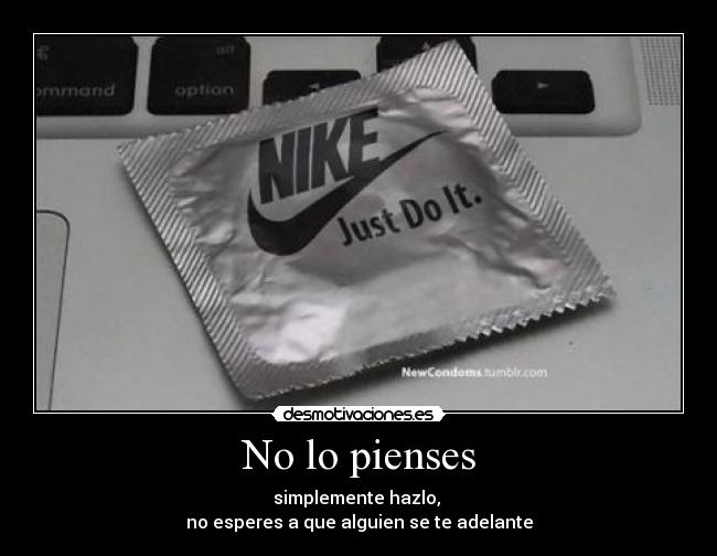 No lo pienses -