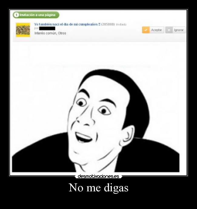 No me digas - 