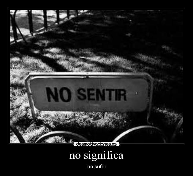 no significa - 