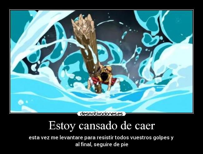 carteles madera luffy one piece nunca rendirse mugiwarax desmotivaciones